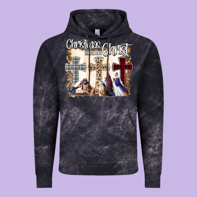 Christmas Begins With Christ Vintage Hoodie Designed By Bettercallsaul