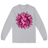 Moon Dust Breast Cancer Sunflower Long Sleeve Tee - texasbilliewilder