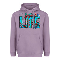 Lavender Doctor Life Heavyweight Hoodie - CowhideDigitalArt