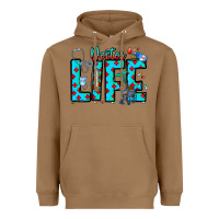 Toasted Coconut Doctor Life Heavyweight Hoodie - CowhideDigitalArt