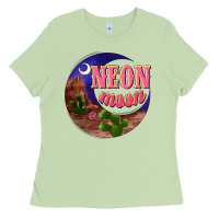 Matcha neon moon Ladies Tee - NancyCooperArtShop