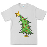 Dove Grey trendy christmas tree Premium Tee - MaliasSmallBusiness