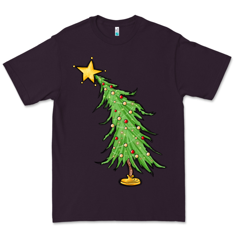 Trendy Christmas Tree Premium Tee by MaliasSmallBusiness | Teevron