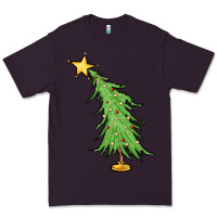 Plum trendy christmas tree Premium Tee - MaliasSmallBusiness