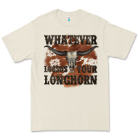 Bone longhorn bullskull whatever lossos your longhorn Premium Tee - JahusDesignShop