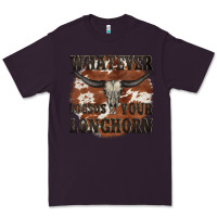 Plum longhorn bullskull whatever lossos your longhorn Premium Tee - JahusDesignShop