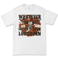 White longhorn bullskull whatever lossos your longhorn Premium Tee - JahusDesignShop
