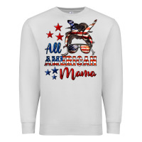 Dove Grey All American Mama Premium Sweatshirt - LillyAllenDesigns