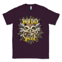 Plum wild spirit owl Classic Tee - BarkalooDesign