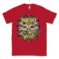 Red wild spirit owl Classic Tee - BarkalooDesign