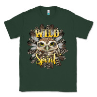 Sports Green wild spirit owl Classic Tee - BarkalooDesign