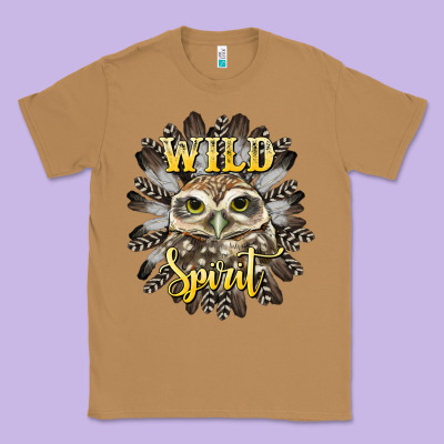 Wild Spirit Owl Classic Tee Designed By Barkaloodesign