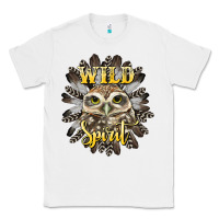 White wild spirit owl Classic Tee - BarkalooDesign