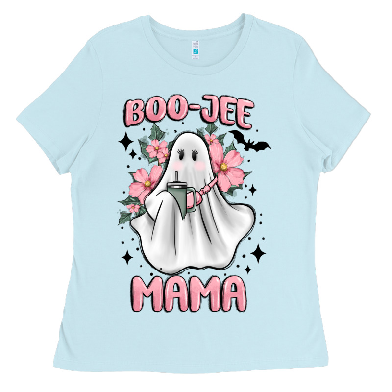 Boo Jee Mama Ladies Tee by MaliasSmallBusiness | Teevron