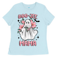 Baby Blue boo jee mama Ladies Tee - MaliasSmallBusiness