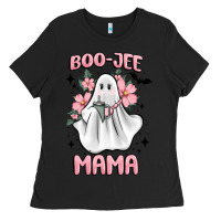 Black boo jee mama Ladies Tee - MaliasSmallBusiness