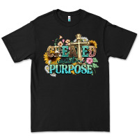 Black created with a purpose Premium Tee - NancyCooperArtShop