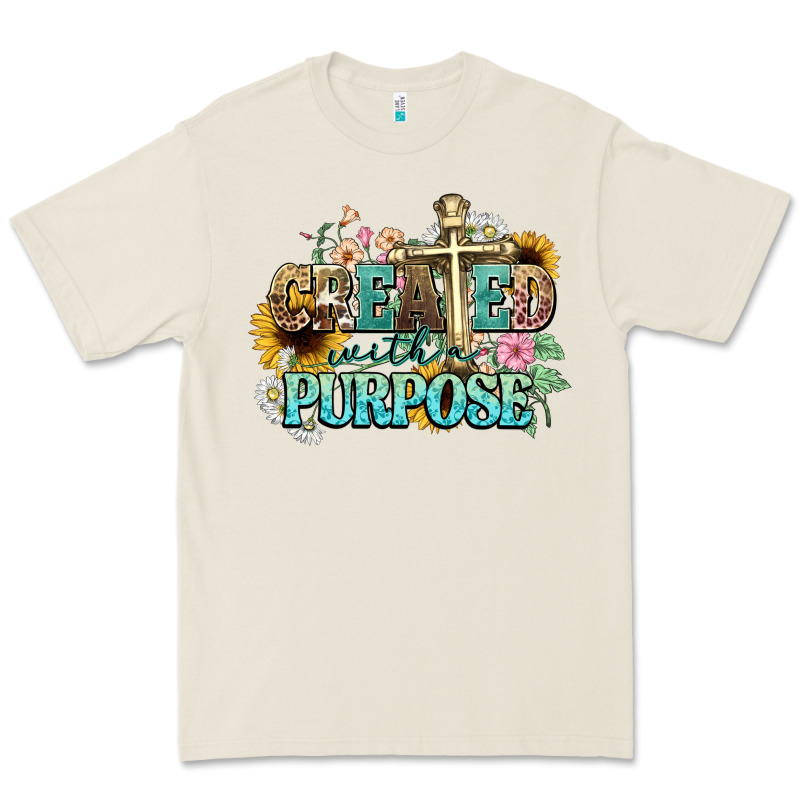 Created With A Purpose Premium Tee by NancyCooperArtShop | Teevron