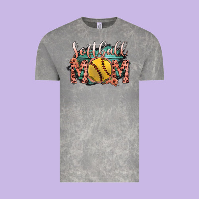 Softball Mom Vintage Tee Designed By Bettercallsaul