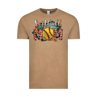 Vintage Coffee Softball Mom Vintage Tee - Bettercallsaul