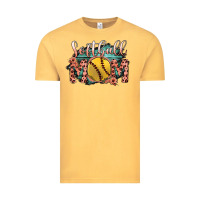 Vintage Mustard Softball Mom Vintage Tee - Bettercallsaul