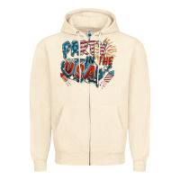 Sandshell Party in the USA Zipper Hoodie - FaDigitalArtStudio