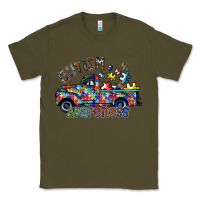 Army Green autism avareness Classic Tee - SublimationCraftShop