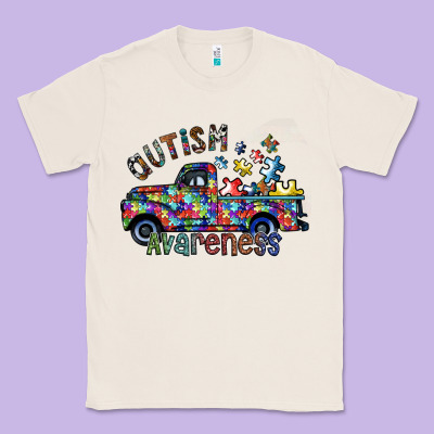 Autism Avareness Classic Tee Designed By Sublimationcraftshop