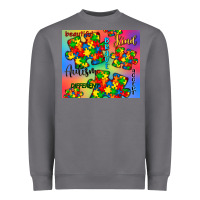 Storm autism puzzle piece Heavyweight Sweatshirt - CowGirlArtShop