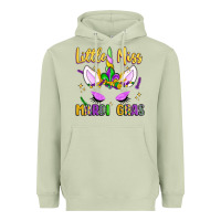 Matcha little miss mardi gras Heavyweight Hoodie - LillyAllenDesigns