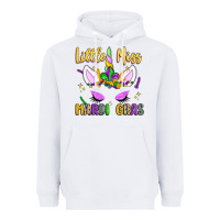 White little miss mardi gras Heavyweight Hoodie - LillyAllenDesigns
