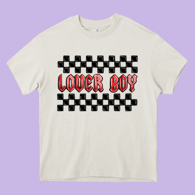 Lover Boy Heavy Core Tee Designed By Maliassmallbusiness
