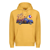 Mustard Western Truck Fourth Of July Premium Hoodie - FaDigitalArtStudio