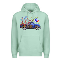 Seafoam Western Truck Fourth Of July Premium Hoodie - FaDigitalArtStudio