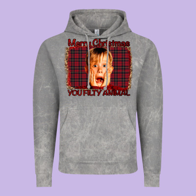 Merry Christmas You Filthy Animal Vintage Hoodie Designed By Bettercallsaul