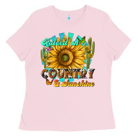 Raised On Country  Sunshine Ladies Tee | Teevron