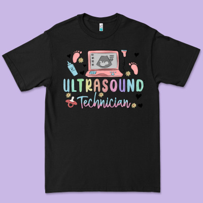 Ultrasound Technician Premium Tee Designed By Maliassmallbusiness