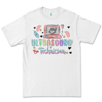 White ultrasound technician Premium Tee - MaliasSmallBusiness