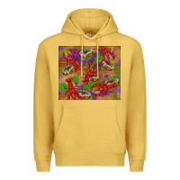 Antique Gold mardi gras crawfish king cake Premium Hoodie - RanaPortraitStore