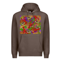 Coffee mardi gras crawfish king cake Premium Hoodie - RanaPortraitStore