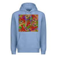 Colony Blue mardi gras crawfish king cake Premium Hoodie - RanaPortraitStore