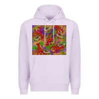 Lilac mardi gras crawfish king cake Premium Hoodie - RanaPortraitStore