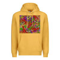 Mustard mardi gras crawfish king cake Premium Hoodie - RanaPortraitStore