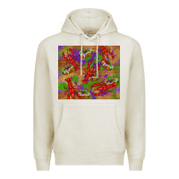 Oatmeal Heather mardi gras crawfish king cake Premium Hoodie - RanaPortraitStore