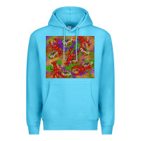 Ocean Blue mardi gras crawfish king cake Premium Hoodie - RanaPortraitStore