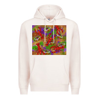 Pale Pink mardi gras crawfish king cake Premium Hoodie - RanaPortraitStore
