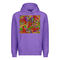 Purple mardi gras crawfish king cake Premium Hoodie - RanaPortraitStore