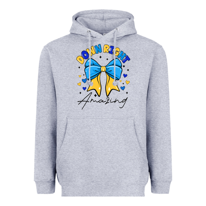Down Right Amazing Heavyweight Hoodie by CowhideDigitalArt | Teevron