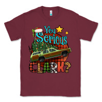 Burgundy you serious clark with christmas car Classic Tee - Jasminsmagicworld