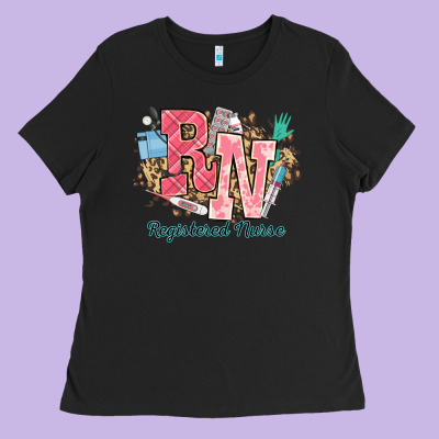 Rn Registered Nurse Western Ladies Tee Designed By Nancycooperartshop